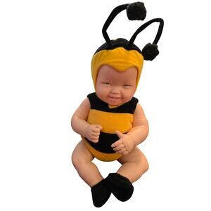 Anne Geddes Baby Doll Bumblebee Jointed 14” Doll 1996
